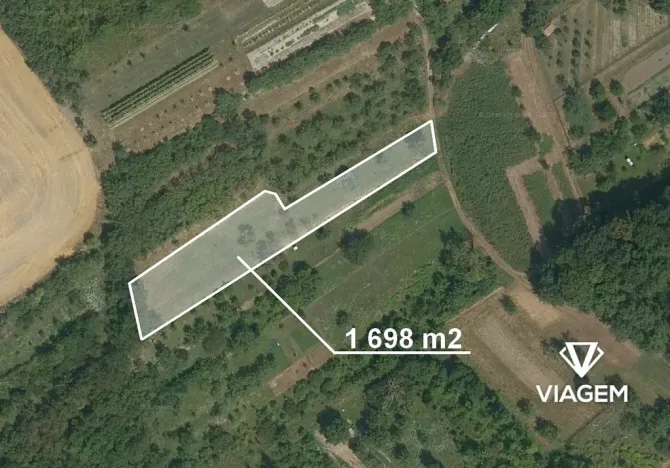 Prodej zahrady, Milešovice, 1698 m2