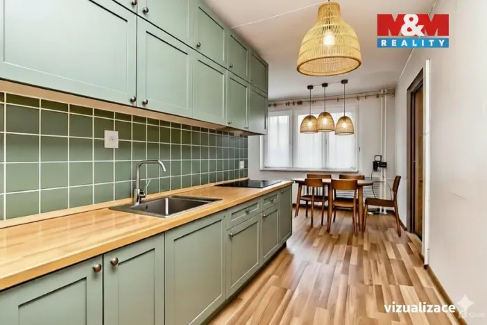 Prodej bytu 3+1, Rychnov nad Kněžnou, Na Trávníku, 69 m2