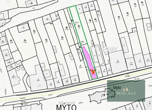 Prodej podílu rodinného domu, Mýto, Náměstí, 260 m2