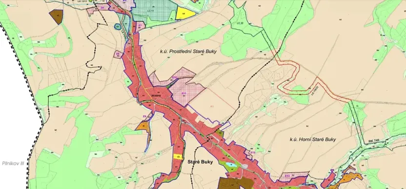 Prodej pozemku pro bydlení, Staré Buky, 67077 m2