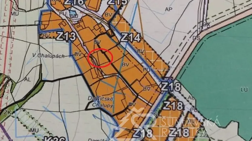 Prodej pozemku, Soběšice - Damíč, 716 m2