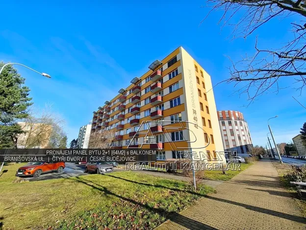 Pronájem bytu 2+1, České Budějovice, 61 m2