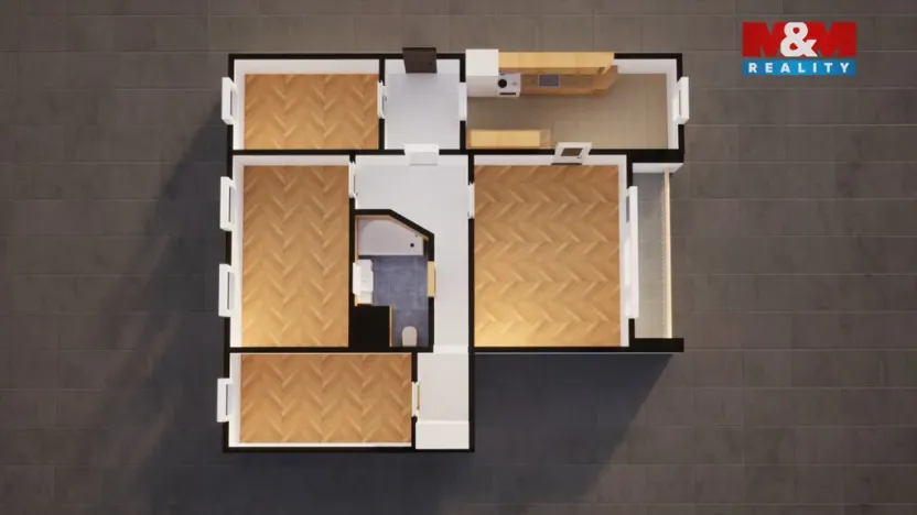 Prodej bytu 4+1, Ústí nad Labem, Žežická, 79 m2