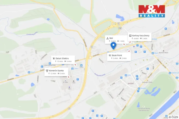 Prodej kanceláře, Karlovy Vary, Chebská, 50 m2