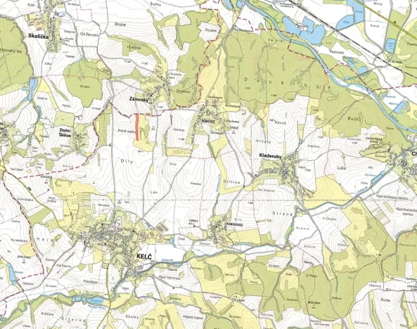 Prodej louky, Kelč, 14800 m2