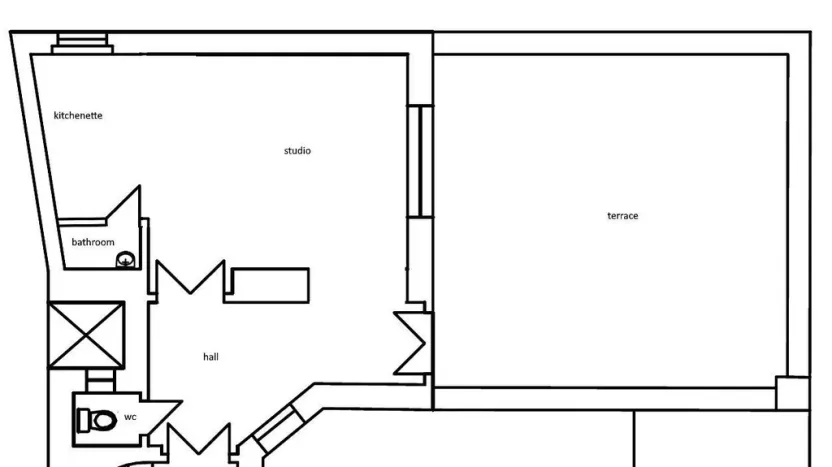 Pronájem bytu, Praha - Malá Strana, Újezd, 37 m2