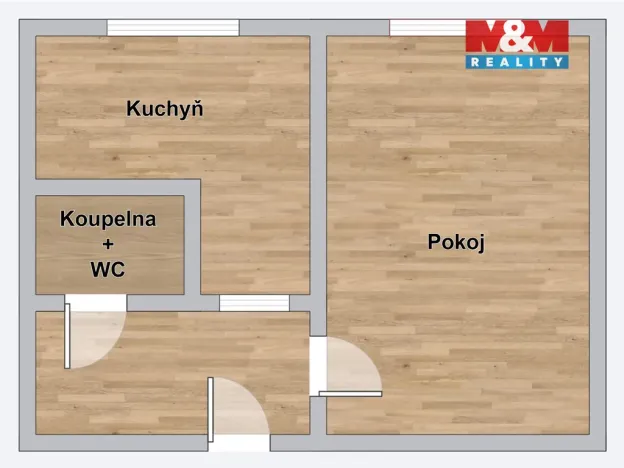 Prodej bytu 1+1, Orlová - Lutyně, Osvobození, 40 m2