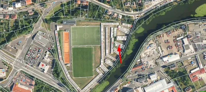 Pronájem garáže, Cheb, 17 m2