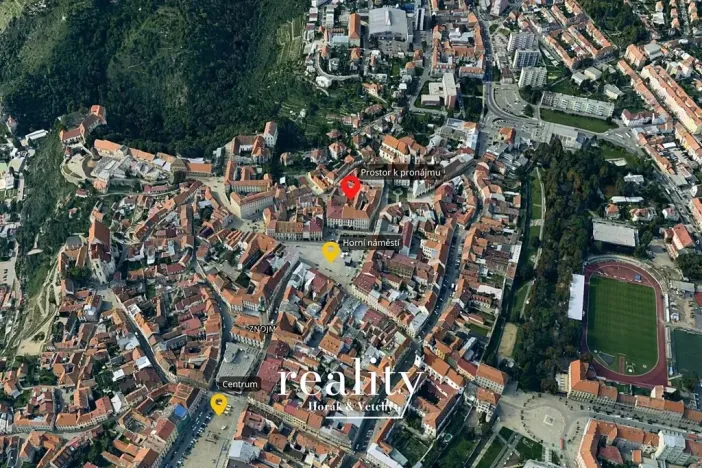 Pronájem kanceláře, Znojmo, Horní náměstí, 72 m2