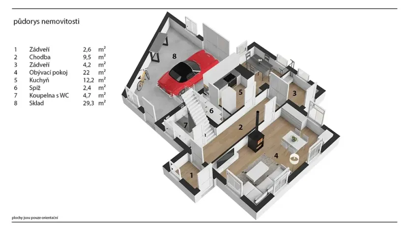 Prodej rodinného domu, Krouna, 111 m2