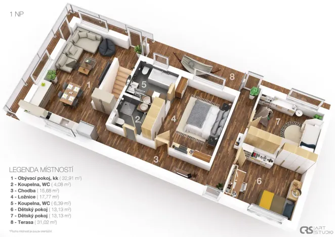 Prodej rodinného domu, Mukařov, Choceradská, 184 m2