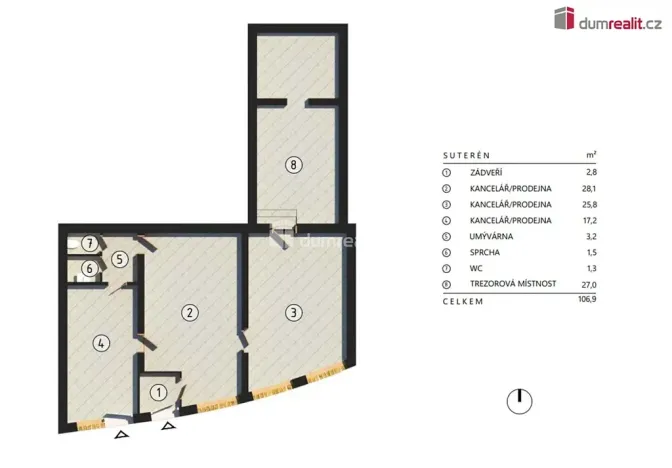 Pronájem obchodního prostoru, Mladá Boleslav, Viničná, 107 m2