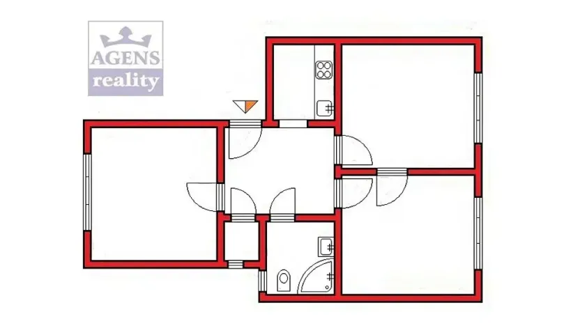 Pronájem bytu 3+1, Praha - Michle, Popovická, 61 m2
