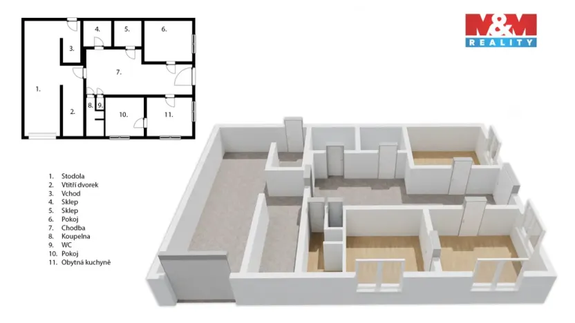Prodej rodinného domu, Damníkov, 105 m2