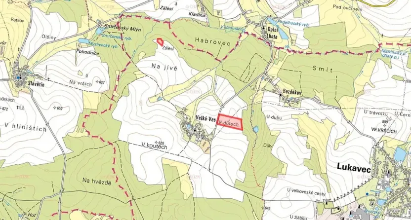 Prodej podílu pole, Načeradec, 22280 m2