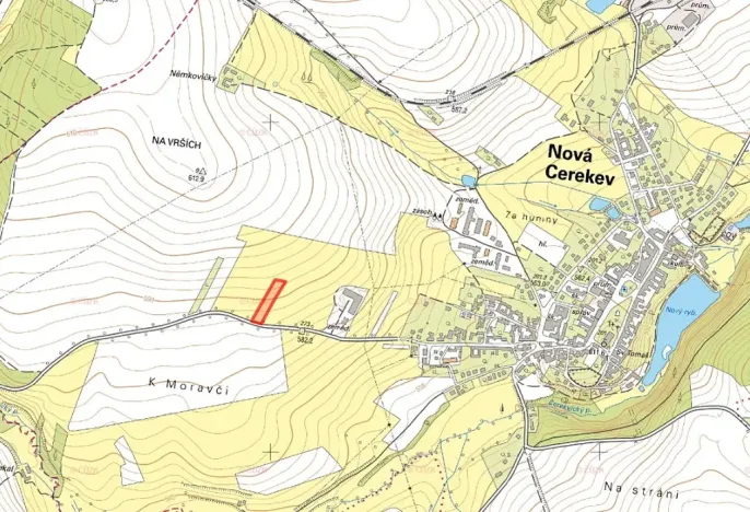 Prodej pole, Nová Cerekev, 2914 m2
