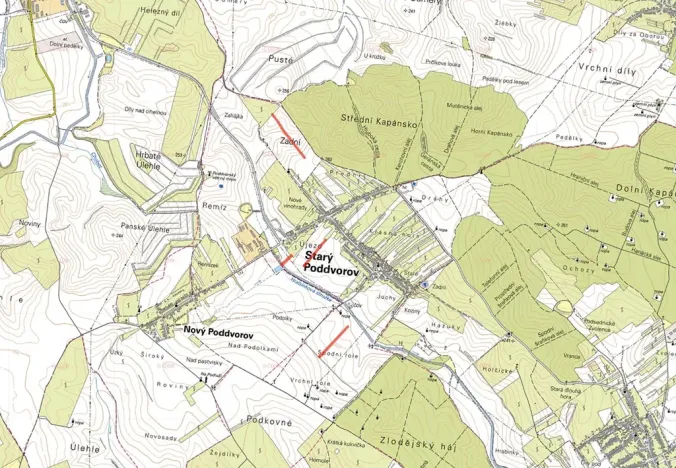Prodej pole, Starý Poddvorov, 7224 m2