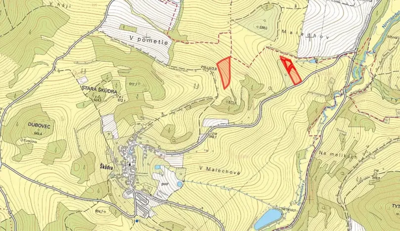 Prodej pole, Strašice, 8584 m2