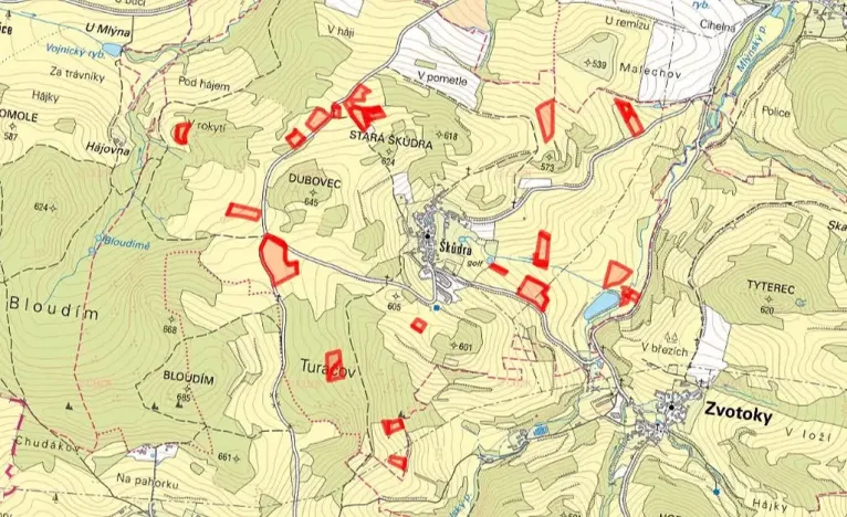 Prodej pole, Strašice, 65498 m2