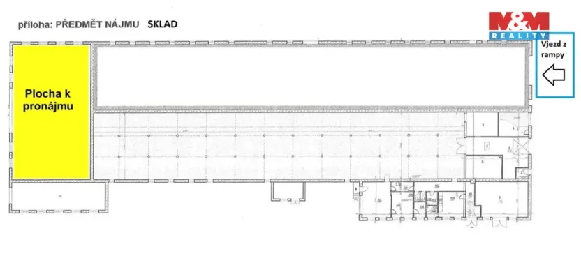 Pronájem skladu, Kateřinice, 280 m2
