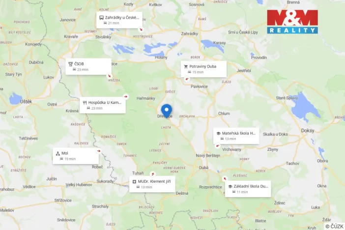 Prodej bytu 3+1, Dubá - Dřevčice, 70 m2