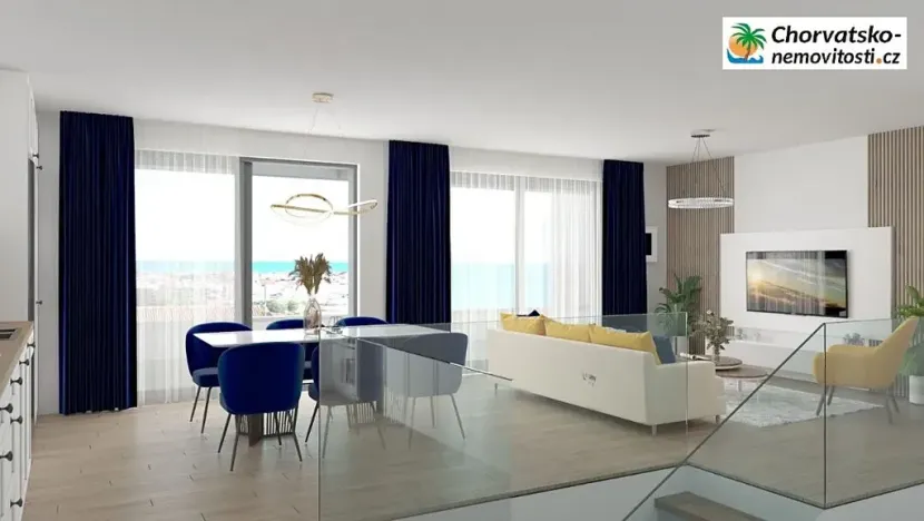 Prodej bytu 3+kk, Povljana, Chorvatsko, 88 m2