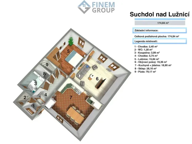 Prodej rodinného domu, Suchdol nad Lužnicí, 175 m2