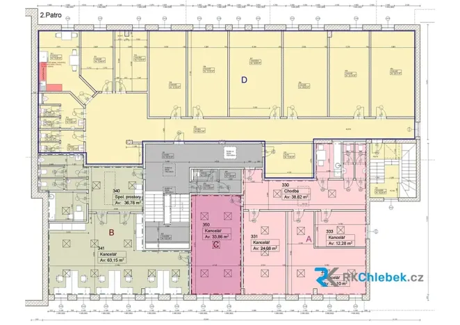 Pronájem kanceláře, Sedliště, 519 m2