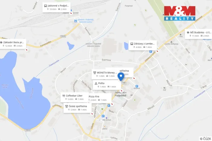 Pronájem bytu 1+kk, Jablonné v Podještědí, Zdislavy z Lemberka, 39 m2