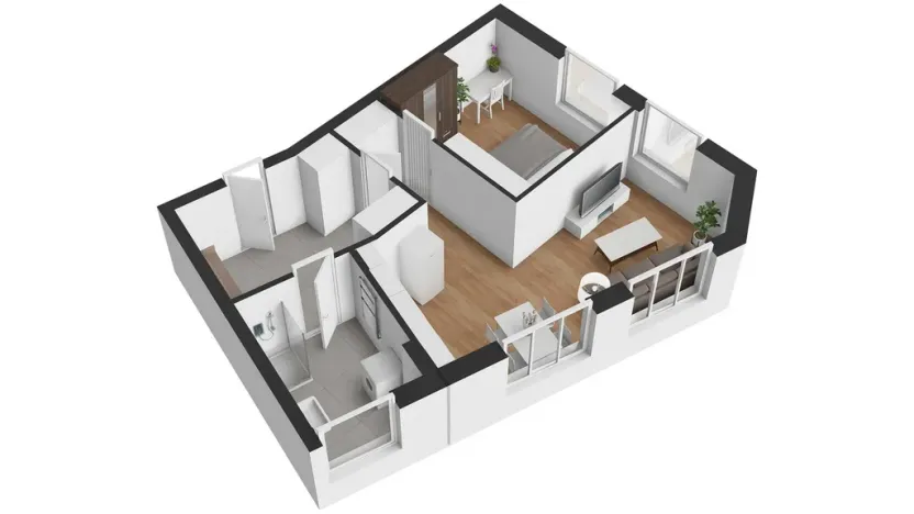 Pronájem bytu 2+kk, Kralupy nad Vltavou, S. K. Neumanna, 53 m2