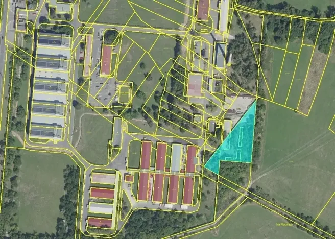 Dražba pozemku, Praha, 3834 m2