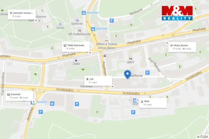 Pronájem bytu 3+kk, Praha - Košíře, Hlaváčkova, 58 m2