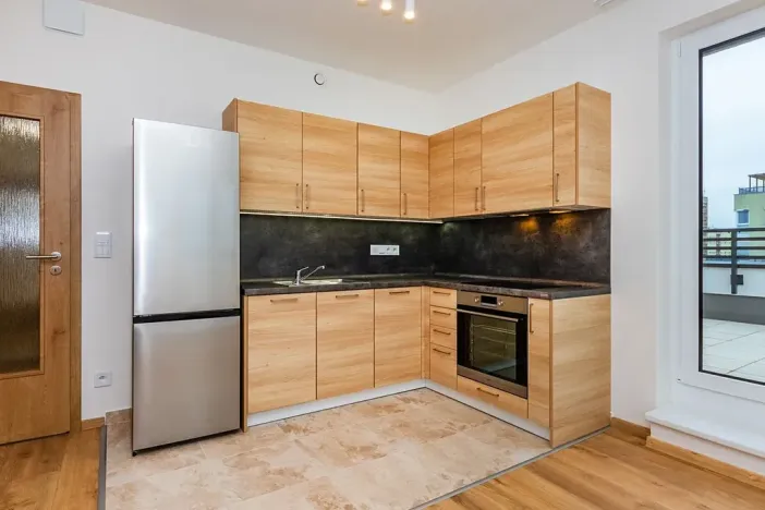 Pronájem bytu 1+kk, Praha - Hlubočepy, Fabiánové, 34 m2