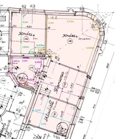 Pronájem obchodního prostoru, Praha, 116 m2