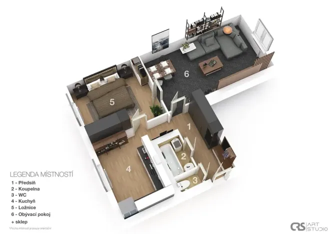 Pronájem bytu 2+1, Praha - Malešice, Bydžovského, 58 m2