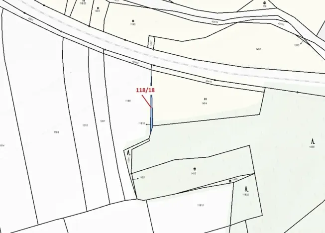 Dražba pole, Nerestce, 46 m2