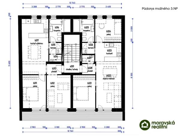 Prodej pozemku pro bydlení, Praha - Řeporyje, Všerubská, 506 m2