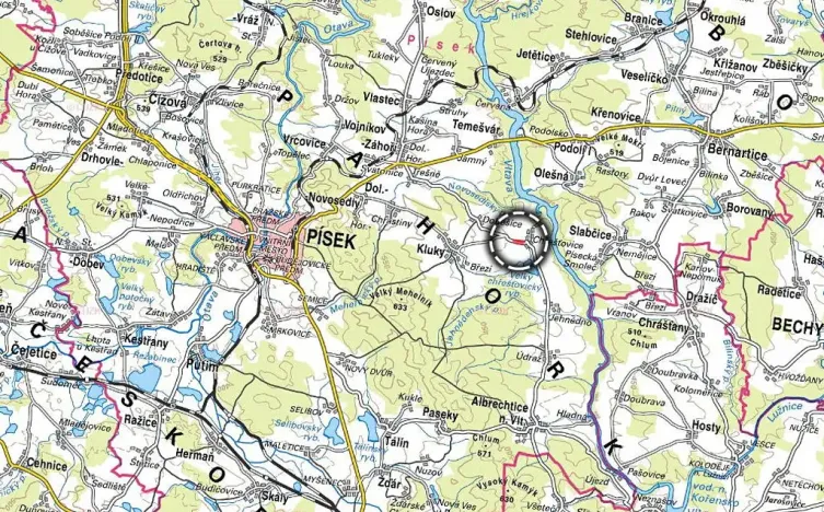 Prodej pole, Albrechtice nad Vltavou, 8720 m2