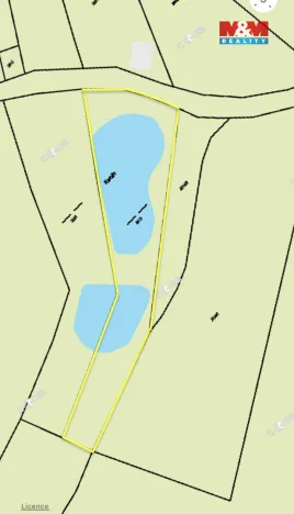 Prodej rybníku, Rychnov nad Kněžnou - Lipovka, 5965 m2