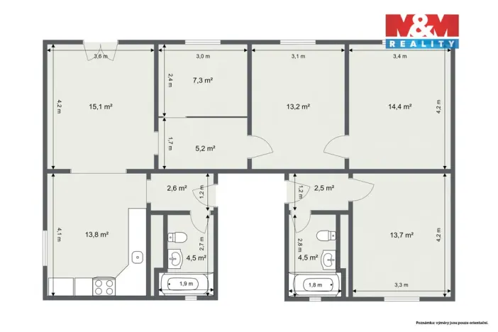 Prodej bytu 5+1, Horní Slavkov, Poštovní, 97 m2