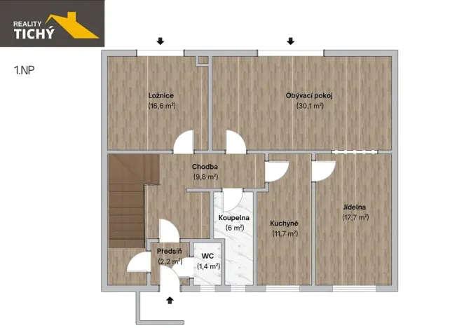 Prodej rodinného domu, Nové Město nad Metují, V Aleji, 213 m2