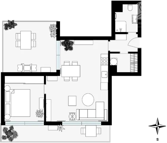 Prodej bytu 2+kk, Praha - Vysočany, Na výběžku, 54 m2