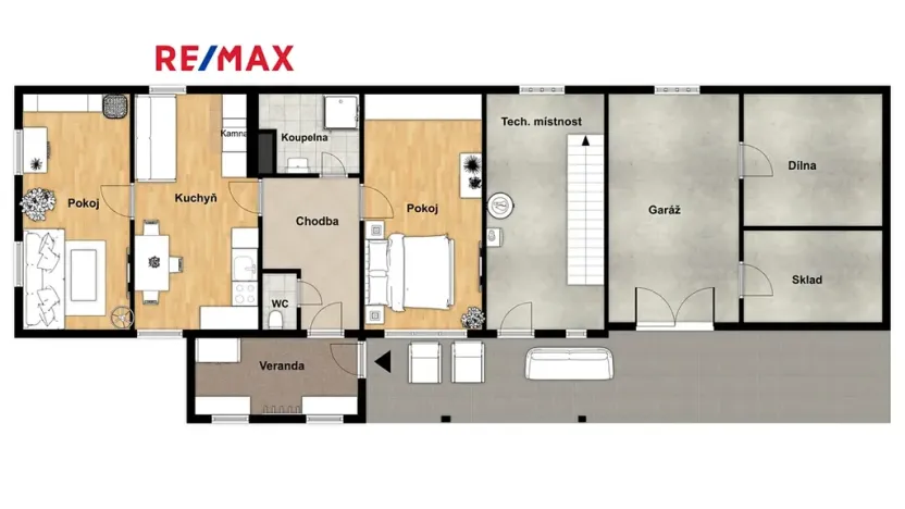 Prodej rodinného domu, Hnačov, 128 m2