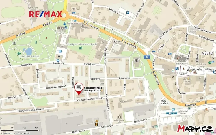 Pronájem bytu 2+1, Svitavy, Československé armády, 57 m2