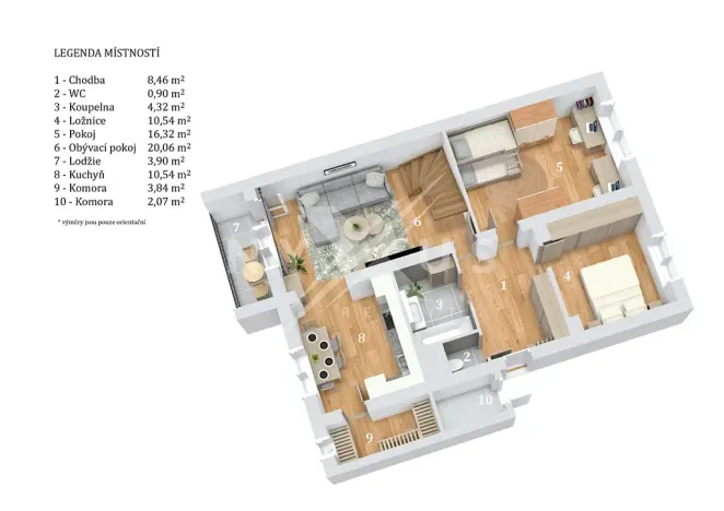 Prodej bytu 5+kk, Velké Přítočno, U studánky, 133 m2
