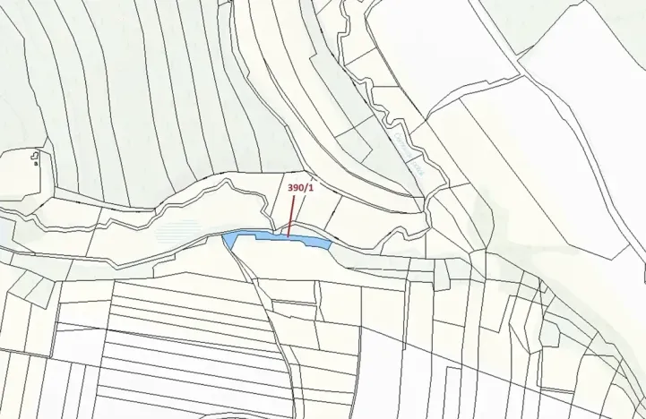 Dražba pozemku, Psárov, 2190 m2