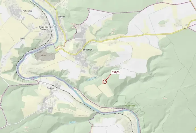 Dražba lesa, Sýkořice, 326 m2