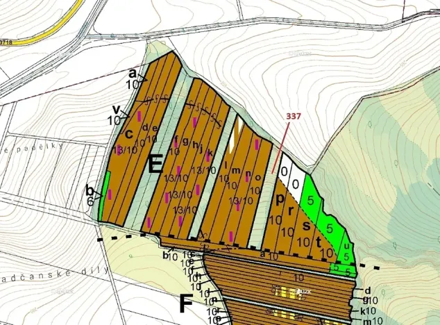 Dražba lesa, Hradčany-Kobeřice, 5963 m2