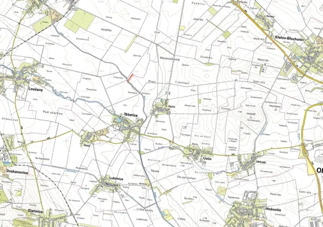 Prodej pole, Loučany, 2936 m2