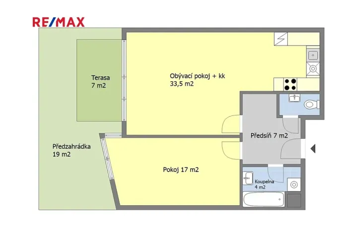Prodej bytu 2+kk, Praha - Dolní Počernice, Černodolská, 64 m2